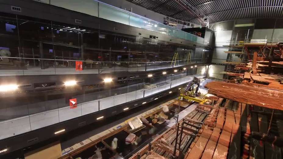 Mary Rose Museum Time Lapse.